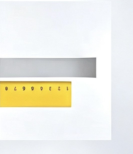 Measure the strip length with a ruler